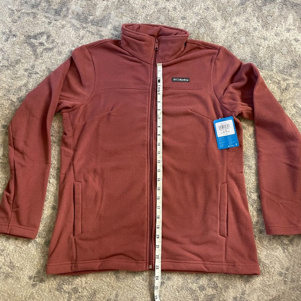 Columbia  burnt orange fleece - Women's L